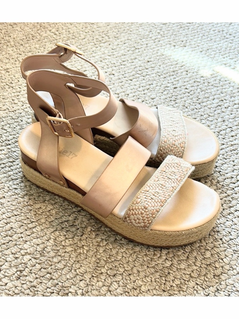 4 for $25! Girl’s Tan Strappy Sandals